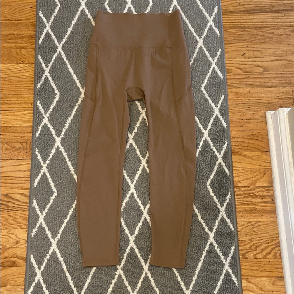 Brown High-Waisted Leggings NWOT
